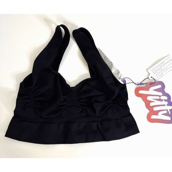 NWT YITTY Nearly Naked Shaping Midi Bra Size XL  XXL Iconic Black 2XL New - Picture 1 of 6